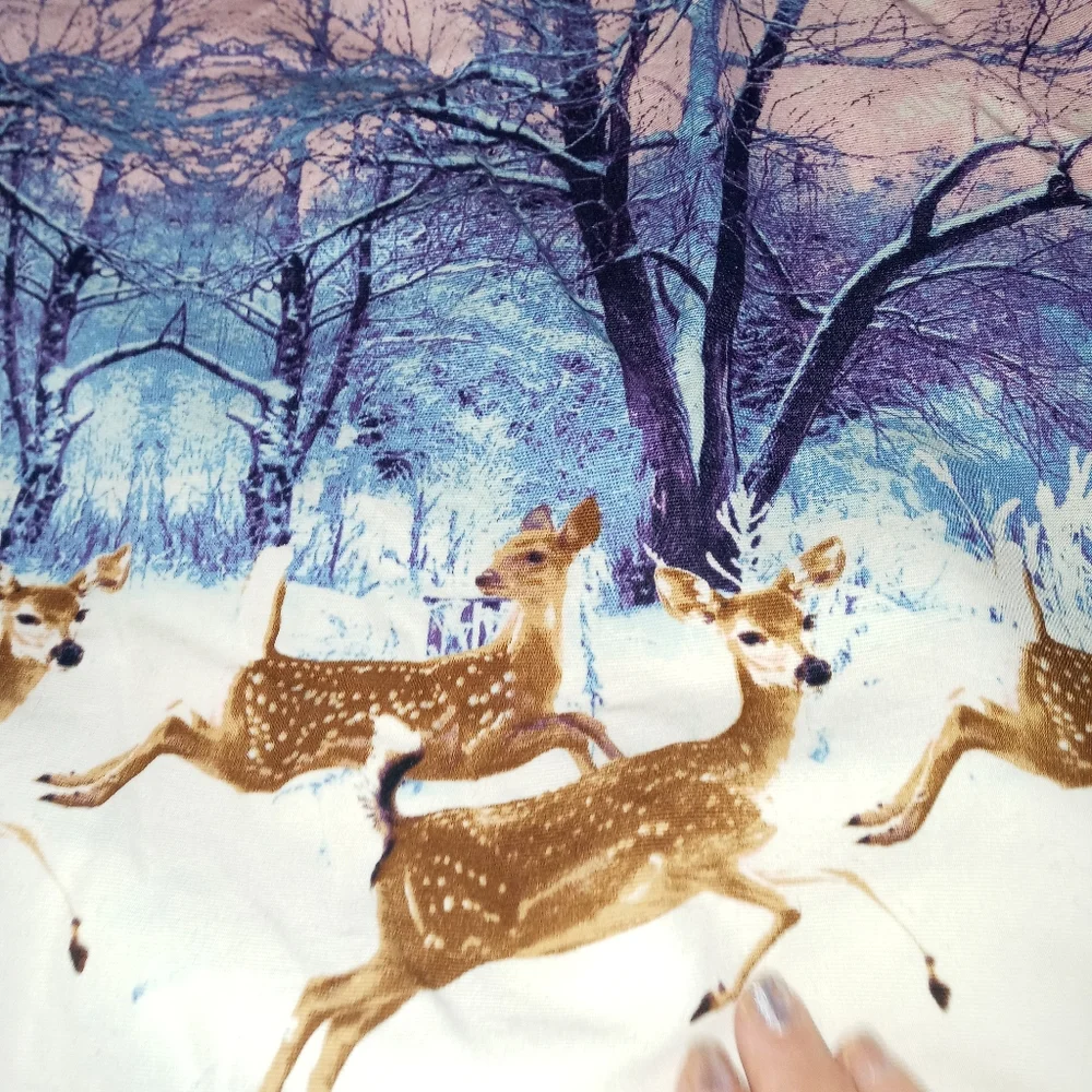 Vintage gap reindeer shift dress